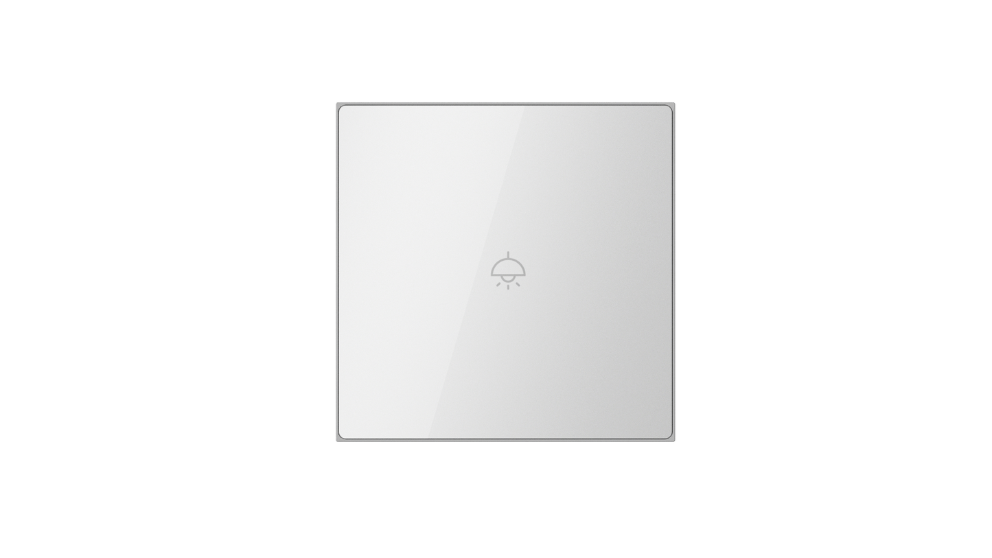 Nature Switch (White Glass - White 1 way) LS220-WF1