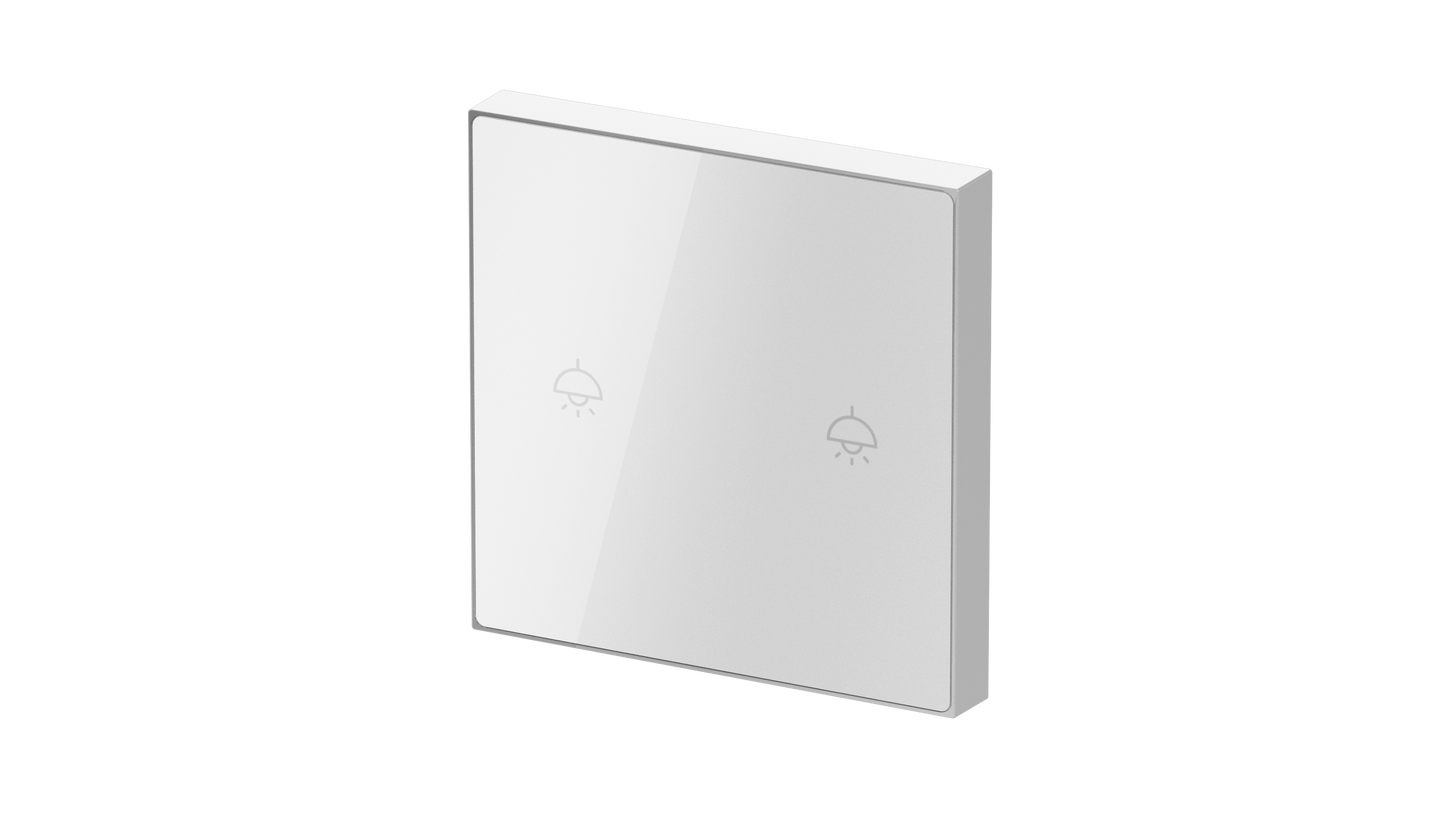 Nature Switch (White Glass - White 2 way) LS220-WF2