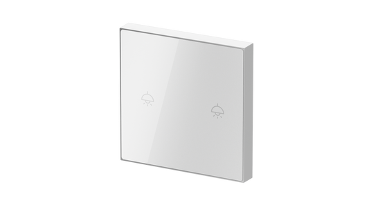 Nature Switch (White Glass - White 2 way) LS220-WF2