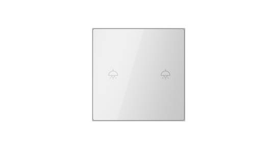 Nature Switch (White Glass - White 2 way) LS220-WF2