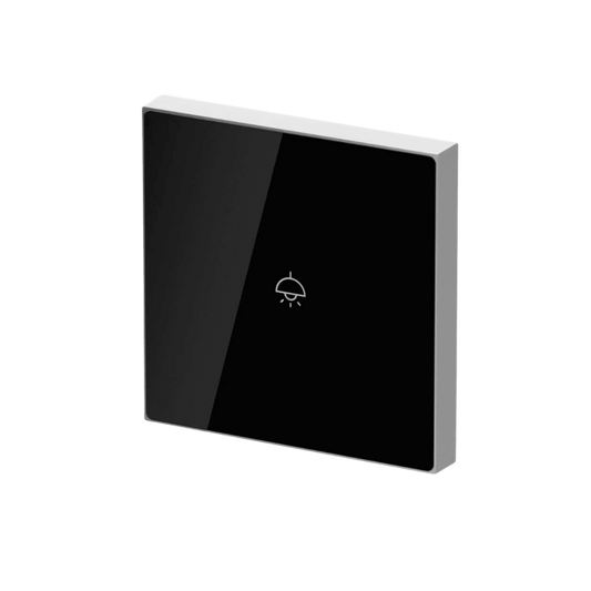 Nature Switch (Black Glass - White 1 way) LS220-GM1
