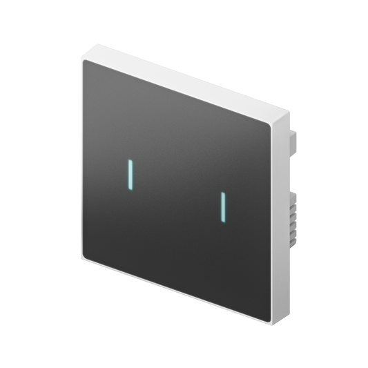 Nature Switch (MATTE) (Black AG Glass - White 2 way) LS220-WM2 My Store