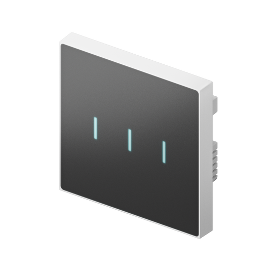 Nature Switch (MATTE) (Black AG Glass - White 3 way) LS220-WM3 My Store